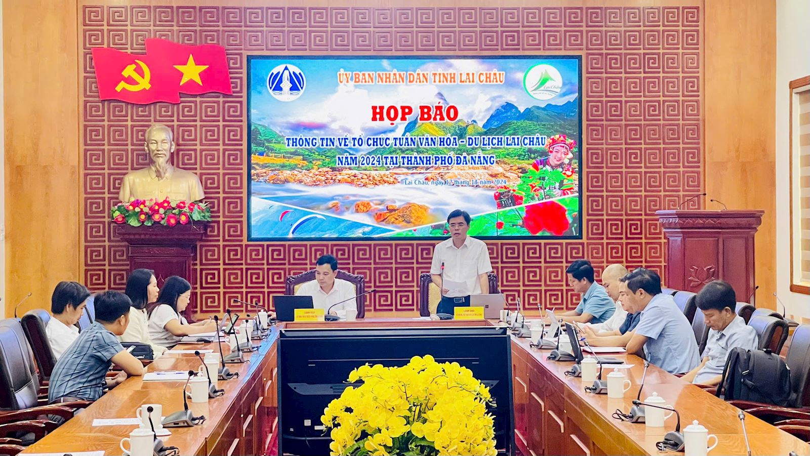 Họp báo Tuần Văn hóa - Du lịch Lai Châu tại Thành phố Đà Nẵng năm 2024