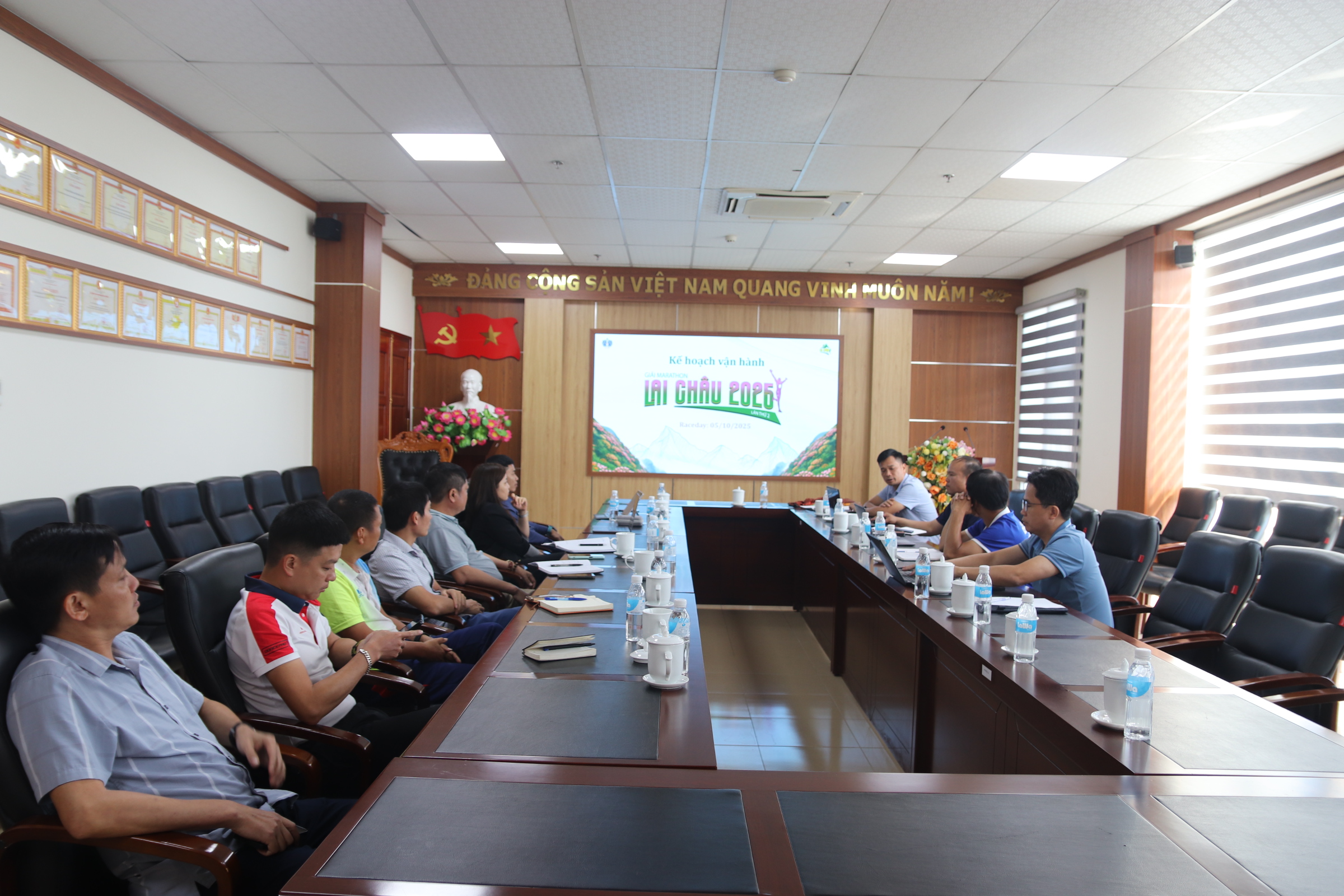 Khảo sát cung đường tổ chức Giải Marathon Lai Châu lần thứ II năm 2025 “Lời gọi đại ngàn, bước chân khát vọng”